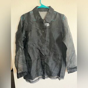 JM collections silk blouse